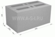 СКЦ-3ПР (межквартирный керамзитный блок)